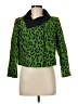Carlisle Animal Print Green Jacket Size 8 - photo 1