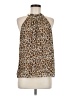 Joie 100% Polyester Brown Sleeveless Blouse Size M - photo 1