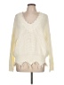 Main Strip 100% Acrylic Ivory Pullover Sweater Size L - photo 1