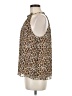 Joie 100% Polyester Brown Sleeveless Blouse Size M - photo 5