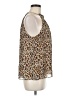 Joie 100% Polyester Brown Sleeveless Blouse Size M - photo 4