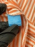 J. McLaughlin Stripes Orange Long Sleeve Blouse Size S - photo 8