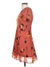 Madewell 100% Polyester Floral Orange Casual Dress Size 2 - photo 5