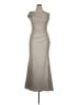 Eliza J Metallic Silver Cocktail Dress Size 14 - photo 1