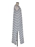 Lands' End Stripes White Casual Dress Size M (petite) - photo 4