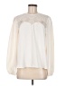 Express 100% Polyester Ivory Long Sleeve Blouse Size M - photo 1