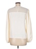 Express 100% Polyester Ivory Long Sleeve Blouse Size M - photo 2
