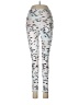 Fabletics Print Silver Ivory Leggings Size M (estimated) - photo 1