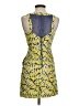 BCBGeneration 100% Rayon Print Yellow Cocktail Dress Size 0 - photo 2