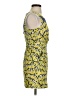 BCBGeneration 100% Rayon Print Yellow Cocktail Dress Size 0 - photo 4
