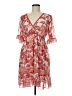 Max Studio 100% Polyester Paisley Red Cocktail Dress Size M - photo 1