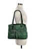 B Makowsky 100% Leather Solid Green Leather Shoulder Bag One size - photo 2