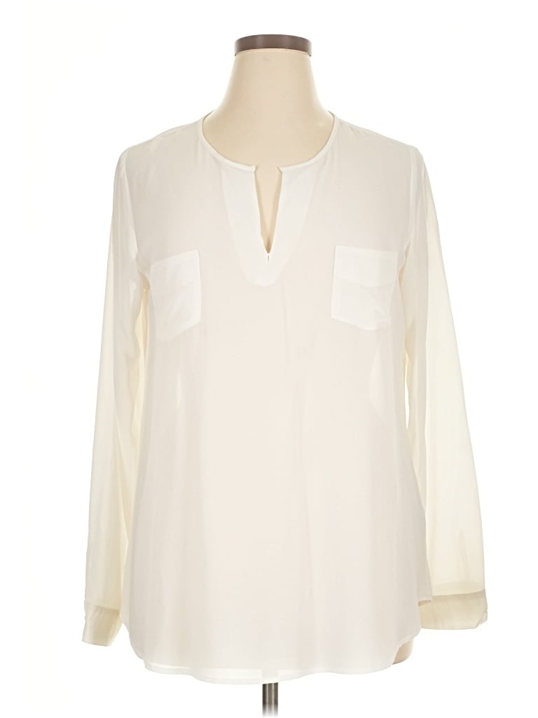 Pre-owned Nostalgia 3/4 Sleeve Blouse In Ivory