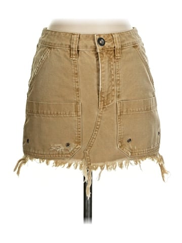 Free People Denim Skirt (view 1)