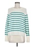 OGD 100% Cashmere Stripes White Cashmere Pullover Sweater Size M - photo 1