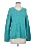 Coldwater Creek Tweed Teal Pullover Sweater Size S - photo 1