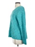 Coldwater Creek Tweed Teal Pullover Sweater Size S - photo 5