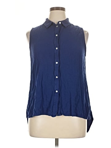 Fever Sleeveless Button-Down Shirt (view 1)