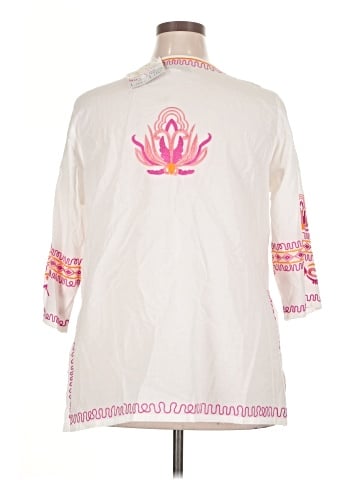 Gretchen Scott Designs 3/4 Sleeve Blouse (view 2)