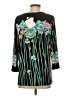 Bob Mackie Teal 3/4 Sleeve Blouse Size XS - photo 2