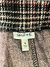Self Cinema Plaid Brown Gray Casual Skirt Size S - photo 4