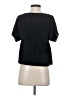 Madewell 100% Polyester Black Texture &amp; Thread Micropleat Top Size XS - photo 2