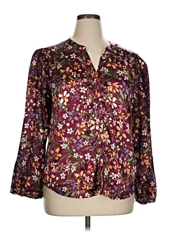 Supply & Demand Long Sleeve Blouse (view 1)