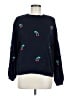 Ann Taylor LOFT Hearts Blue Pullover Sweater Size M - photo 1