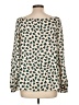 Ann Taylor 100% Polyester Green Long Sleeve Blouse Size L - photo 2