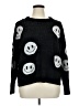 Just Polly 100% Acrylic Polka Dots Black Pullover Sweater Size XL - photo 1