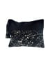 Assorted Brands 100% Leather Stars Blue Black Leather Clutch One size - photo 2