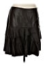 Per Se 100% Leather Black Leather Skirt Size 8 - photo 1