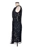 Patra 100% Rayon Blue Black Cocktail Dress Size 8 - photo 5