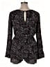 Cape Juby 100% Rayon Paisley Black Romper Size XL - photo 2