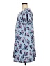 Pink Rose Floral Blue Casual Dress Size 1X - photo 5