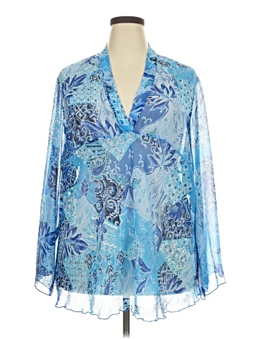 Susan Graver Long Sleeve Blouse (view 1)
