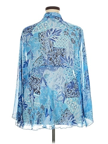Susan Graver Long Sleeve Blouse (view 2)