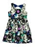 Justice 100% Polyester Print Green Dress Size 10 - photo 1