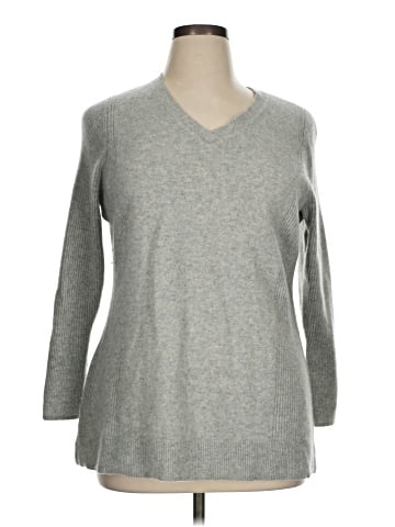 Isaac Mizrahi LIVE! Cashmere Pullover Sweater (view 1)