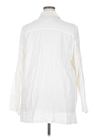 Lauren by Ralph Lauren 3/4 Sleeve Button-Down Shirt (view 2)