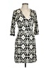 Unbranded Print Ivory Casual Dress Size L (estimated) - photo 1