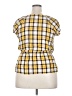 Sanctuary Yellow Short Sleeve Blouse Size XXL - photo 2
