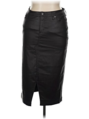 Peace Love World Faux Leather Skirt (view 1)
