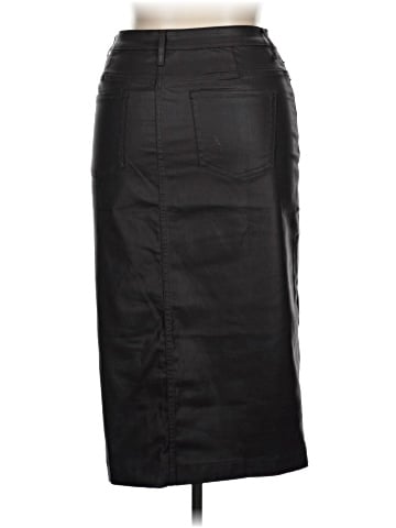 Peace Love World Faux Leather Skirt (view 2)