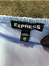 Express Blue Short Sleeve Blouse Size XS - photo 7