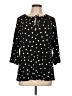 Lularoe Polka Dots Black 3/4 Sleeve Blouse Size L - photo 1