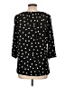 Lularoe Polka Dots Black 3/4 Sleeve Blouse Size L - photo 2