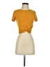 Gaze Yellow Short Sleeve Turtleneck Size S - photo 5