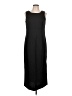 Unbranded Solid Black Casual Dress Size 12 - photo 1