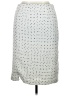 Ann Taylor 100% Polyester Polka Dots Gray White Casual Skirt Size 14 - photo 2